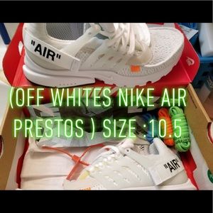 Nike (OffWhites) Prestos All White